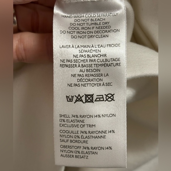 Maeve By Anthropologie English Factory Bow Sweatshirt NWOT - Picture 8 of 9